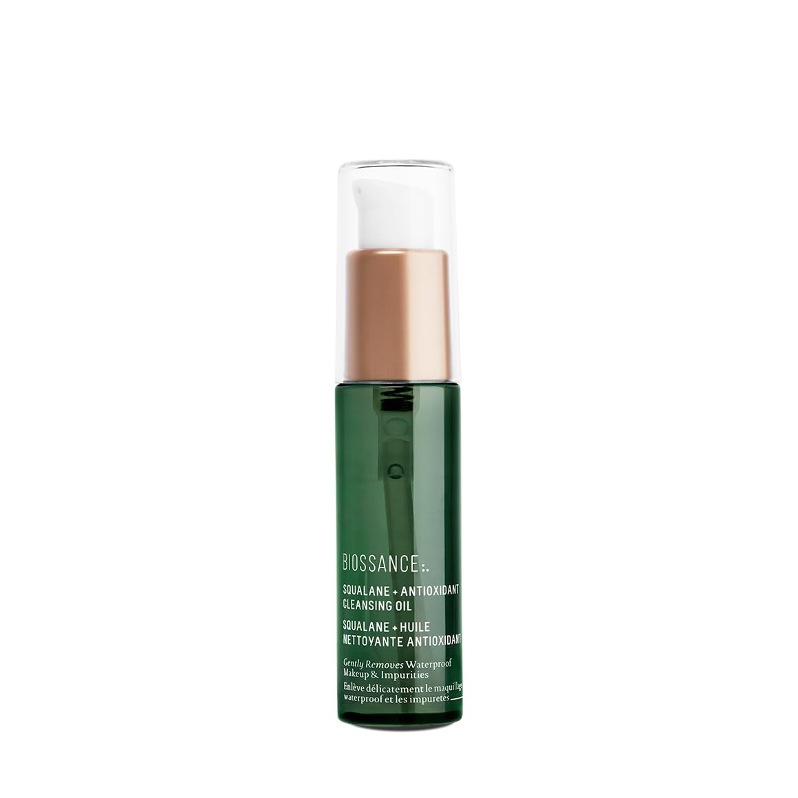 BIOSSANCE Squalane + Antioxidant Cleansing Oil. Lightweight Facial Oil Cleans Deep into Pores, Removes Makeup and Hydrates Skin.