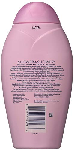 Shower To Shower Body Powder Original Fresh - 8 Ounce - Pack Of 3