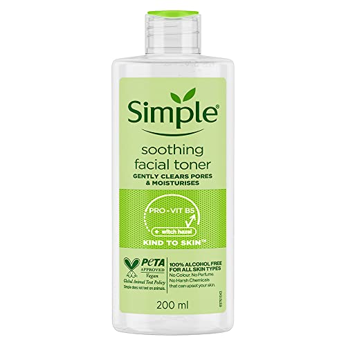Simple Kind To Skin Soothing Facial Toner 200Ml | Keeps Skin Toned & Refreshed And Restores The SkinS Natural Ph Level | For Al
