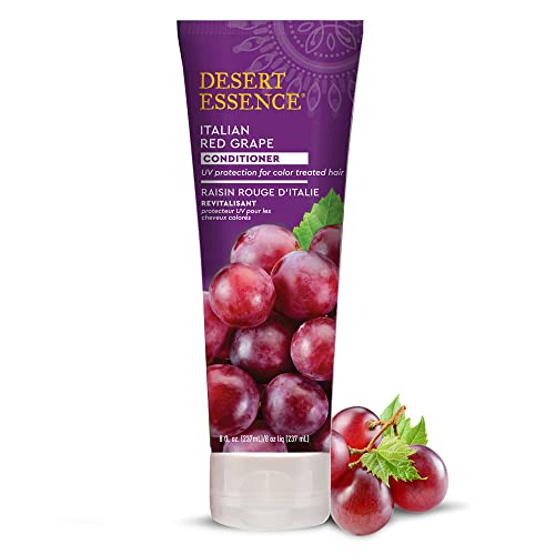 Desert Essence Italian Red Grape Conditioner Antioxidant-Rich Resveratrol, Organic Sea Kelp & Nettle Extracts Minerals & Vitamin