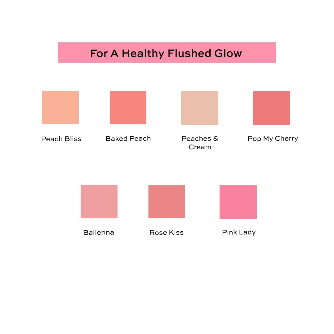 Revolution Beauty, Blusher Reloaded, Pressed Powder Face Blusher, Highly Pigmented & Long Lasting Formula, Peaches & Cream, 0.26
