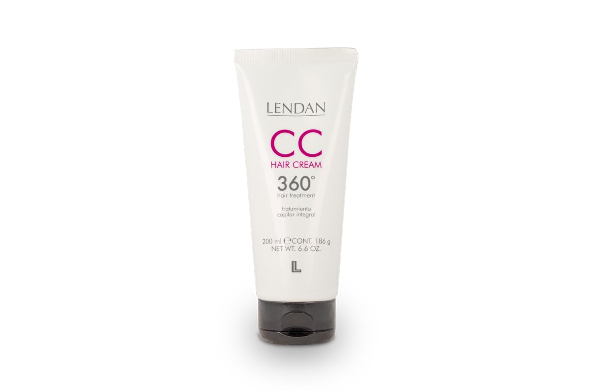 Lendan  LeaveIn Conditioner  CC Hair Cream 360  200 ml  Hydration and Shine  Heat Protector for Hair  Controls Frizz and 