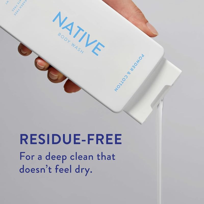 Native Body Wash For Men & Women, Seasonal | Sulfate Free, Paraben Free, Dye Free, With Naturally Derived Clean Ingredients Leav