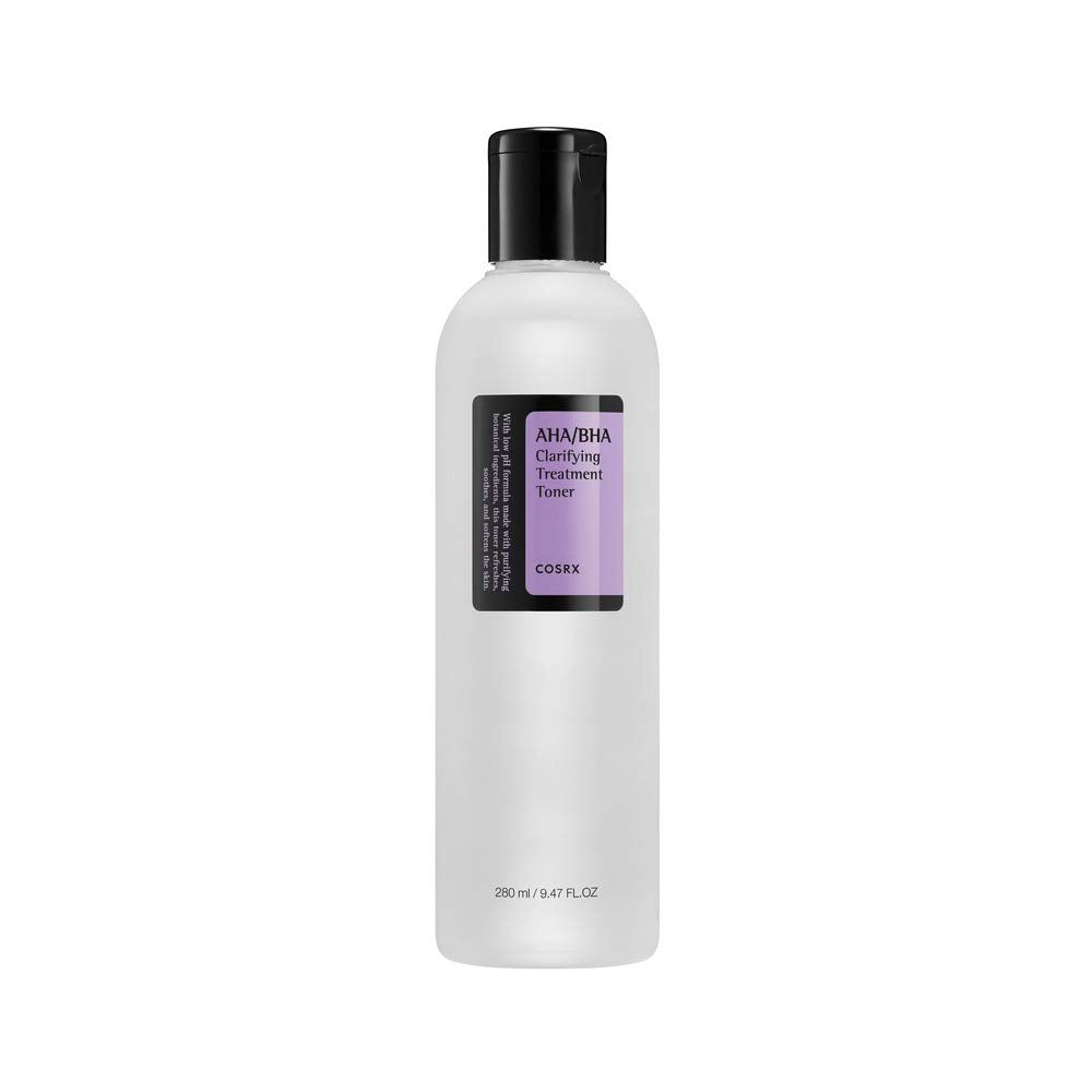 Cosrx Aha/Bha Treatment Toner, Facial Exfoliating Spray For Whiteheads, Pores, And Uneven Skin, 9.46 Fl.Oz/ 280Ml, Not Tested On