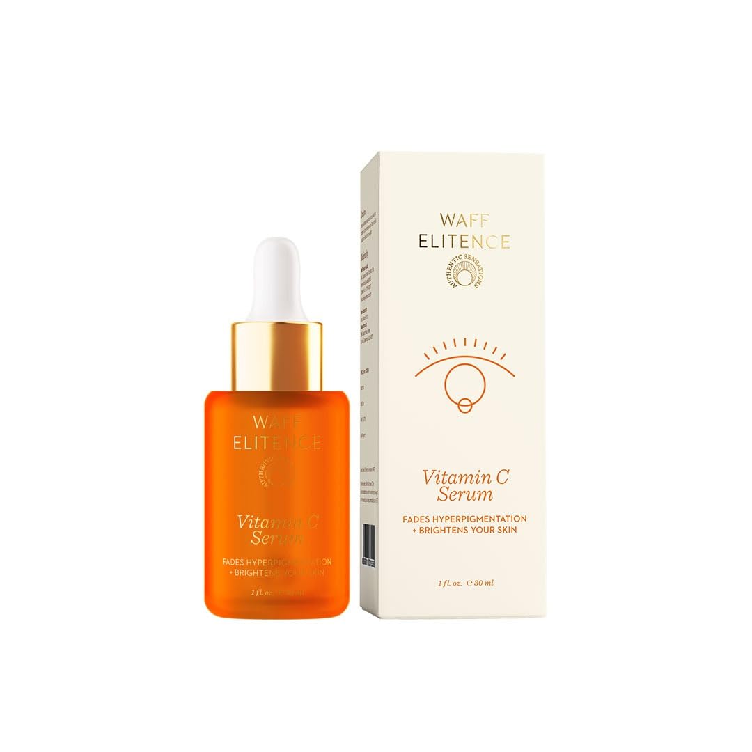 Waff Vitamin C Face Serum 30Ml | Skin Brightening | Helps Hyperpigmentation, Reduces Wrinkles & Signs Of Aging | Vegan, No Artif