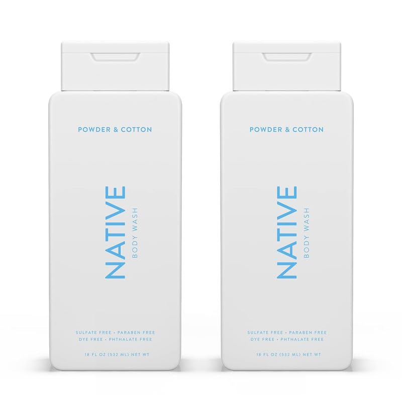 Native Body Wash for Men & Women, Seasonal | Sulfate Free, Paraben Free, Dye Free, with Naturally Derived Clean Ingredients Leav