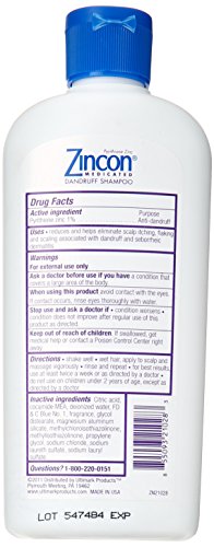 Pack of 3 Each ZINCON SHAMPOO 8OZ PT#5509321028