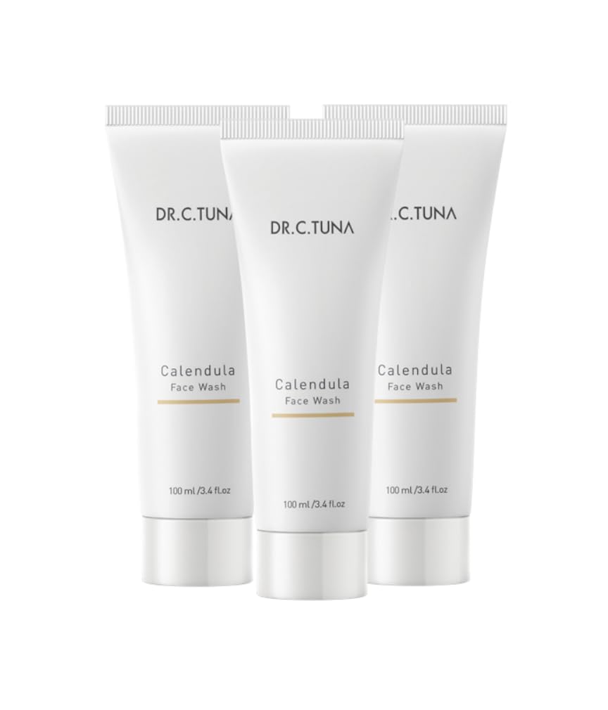 FARMASi Calendula Face Wash Set of 3 Gentle Daily Foaming Cleanser Natural Calendula ExtractHydrating & Refreshing Formula  100