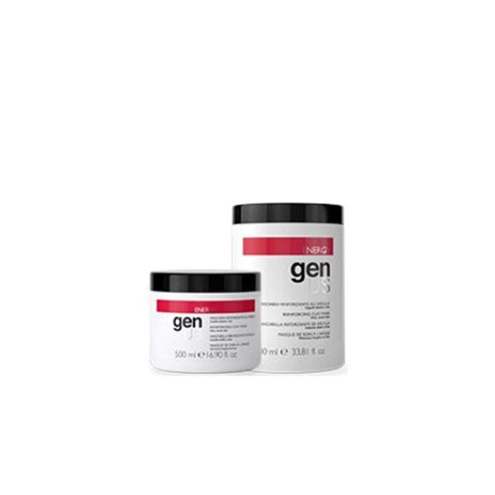 Genus Reinforcing Clay Mask  Hair Mask, Red Clay with Iron and Copper for Fine, Weak Hair  Purifies Scalp, Strengthens, Soften