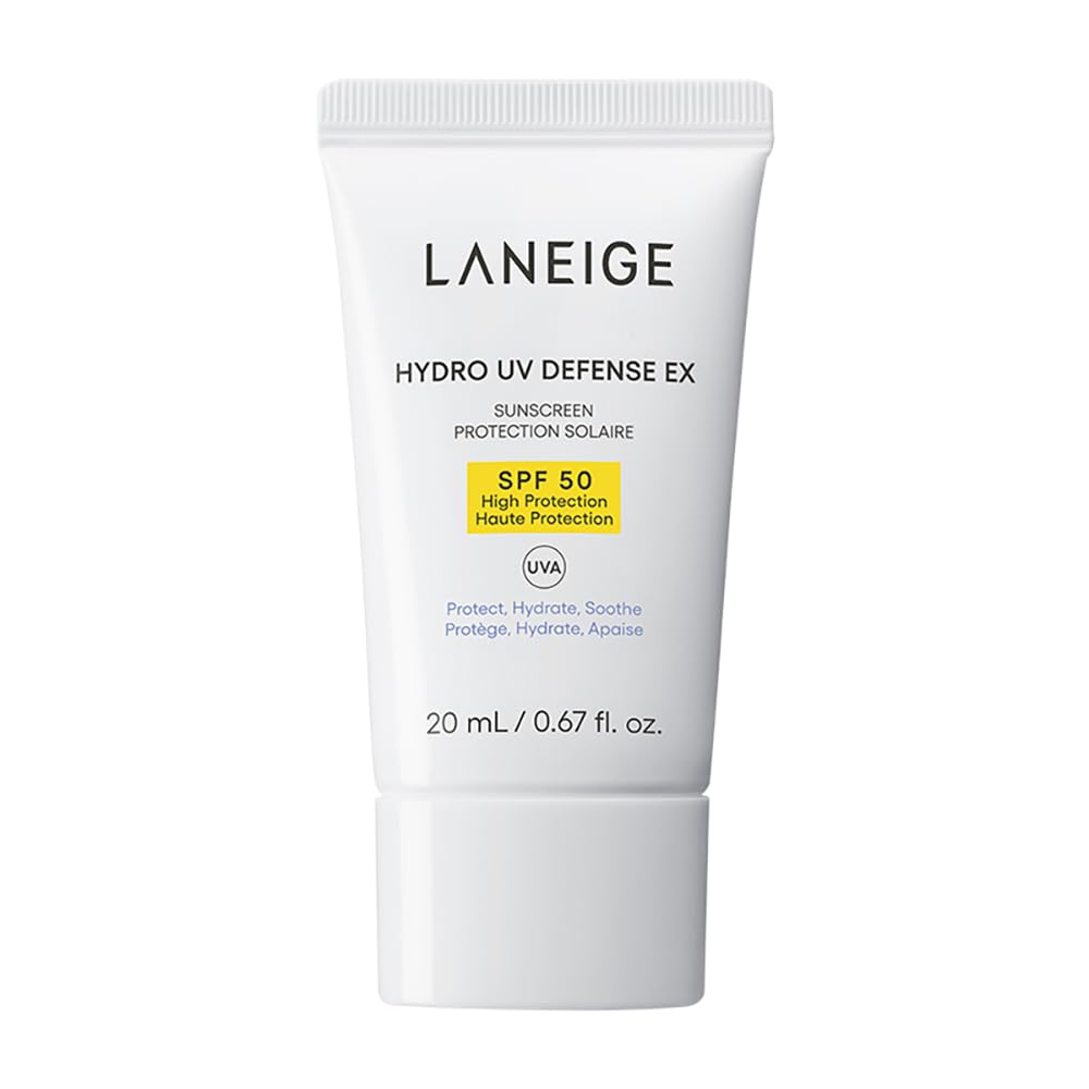Laneige Hydro Uv Defense Sunscreen Ex Spf 50+ | Broad Spectrum | Moisture Based Sunscreen | Light & NonGreasy | No White Cast |
