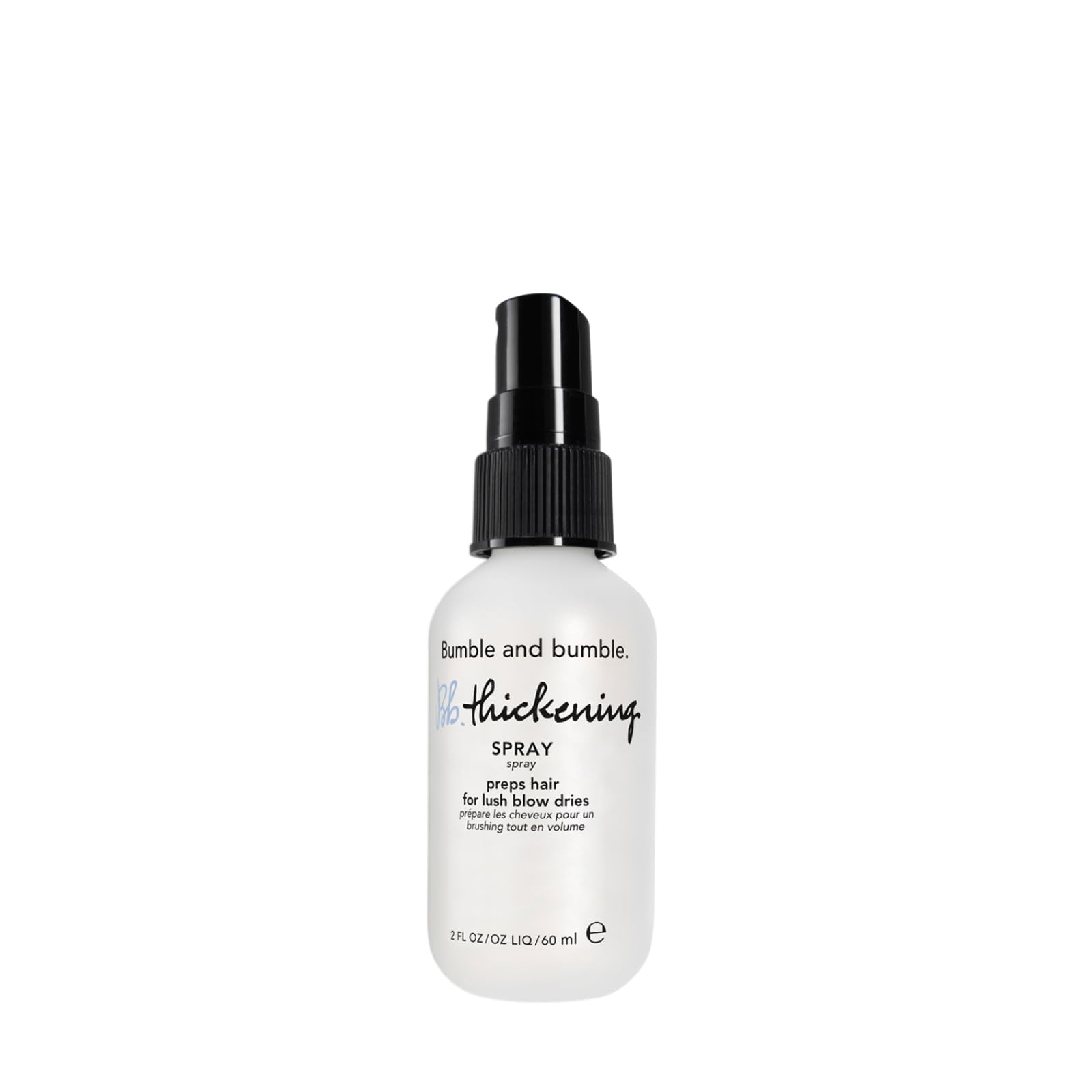 Bumble and bumble Thickening Blow-Dry Prep Spray | For Lush Blow Dries | Straight to Wavy, Mini Travel Size, 2 fl. oz.