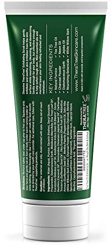 Tea Tree Oil Exfoliating Scrub With Bamboo Charcoal, Neem Oil & Natural Pumice By Oleavine Theratree