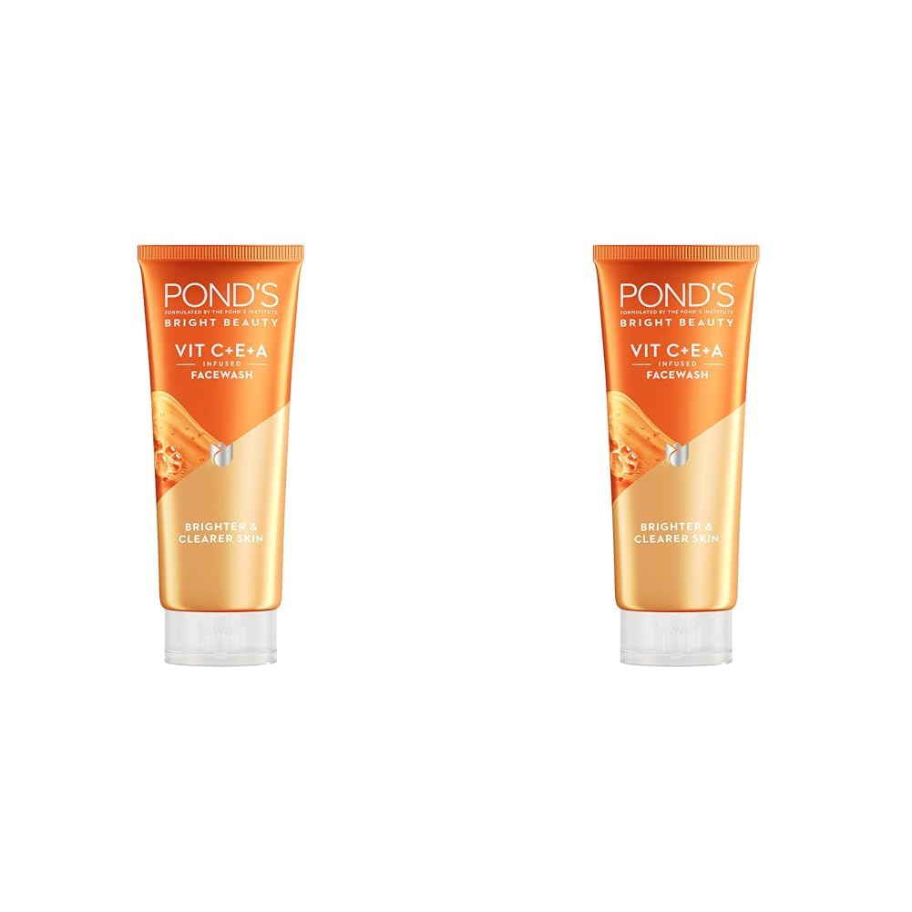 PondS Bright Beauty Vit C+E+A Gel Face Wash 50Ml (Pack Of 2)