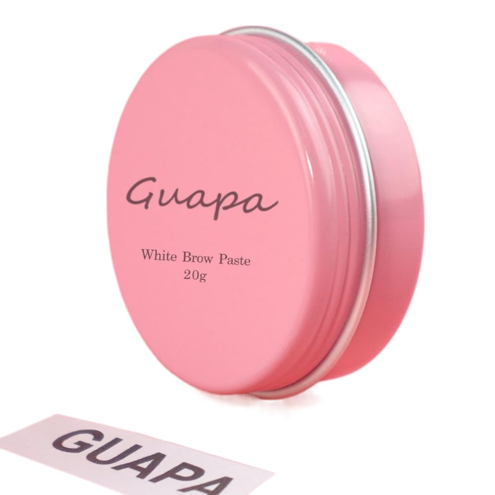 20 g / 0.7 oz White Brow Contour Paste Eyebrow Mapping Paste Eyebrow Tinting Tool for Micropigmentation (1 box Pink Box)