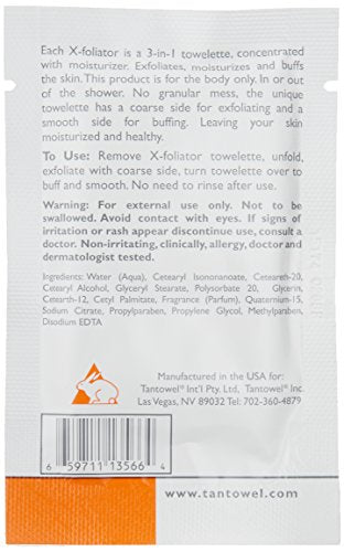 Tan Towel X Foliator, 10 Count