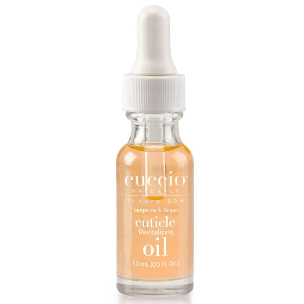 Cuccio Naturale Revitalizing Cuticle Oil - Tangerina & Argan (0.50 oz) - Hydrating Nourishing Treatment for Dry, Brittle Cuticle