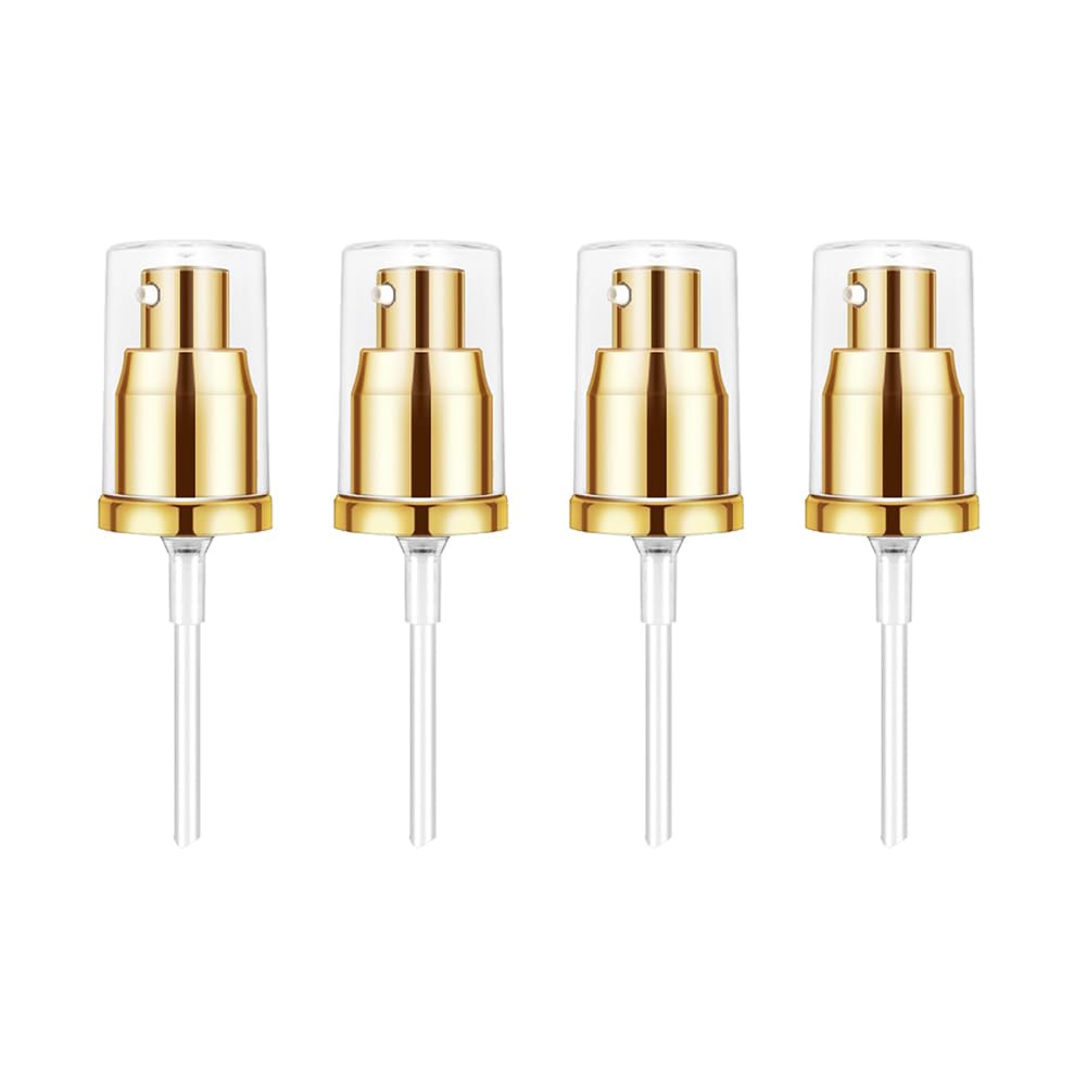 UUYYEO 4 Pcs Liquid Foundation Pumps Make Up Bottle Pumps Replacement Makeup Pumps Foundation Bottle Pumps Cosmetic Liquid Pumps