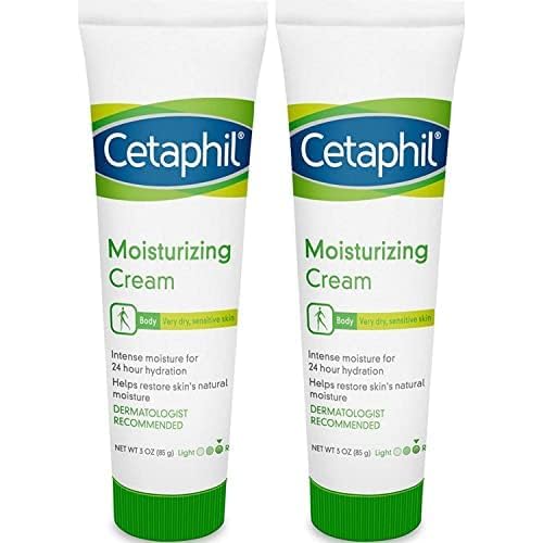 Cetaphil Moisturizing Cream For Dry/Sensitive Skin, 3 Ounce (Pack Of 2)