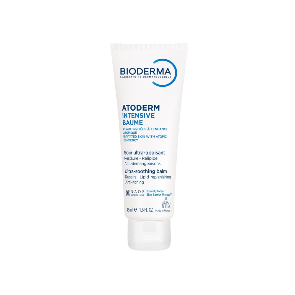 Bioderma Atoderm Intensive Ultra-Soothing Baume - Moisturizer For Very Dry Sensitive To Atopic Skin, 45Ml