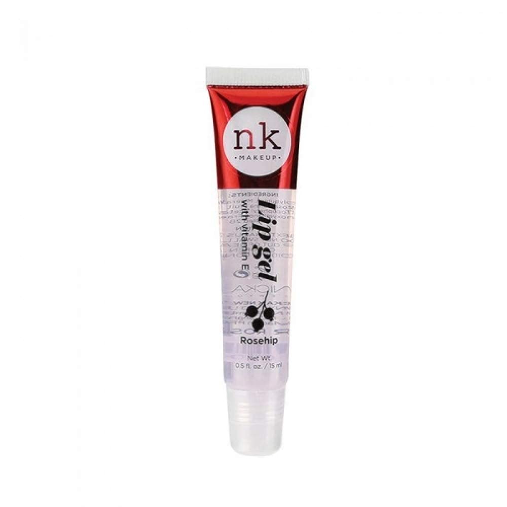 Nicka K New York 5 Pack Nk Lip Gel With Vitamin E Bubble Gum, Argan, Strawberry, Cherry And Rosehip Lip Gloss