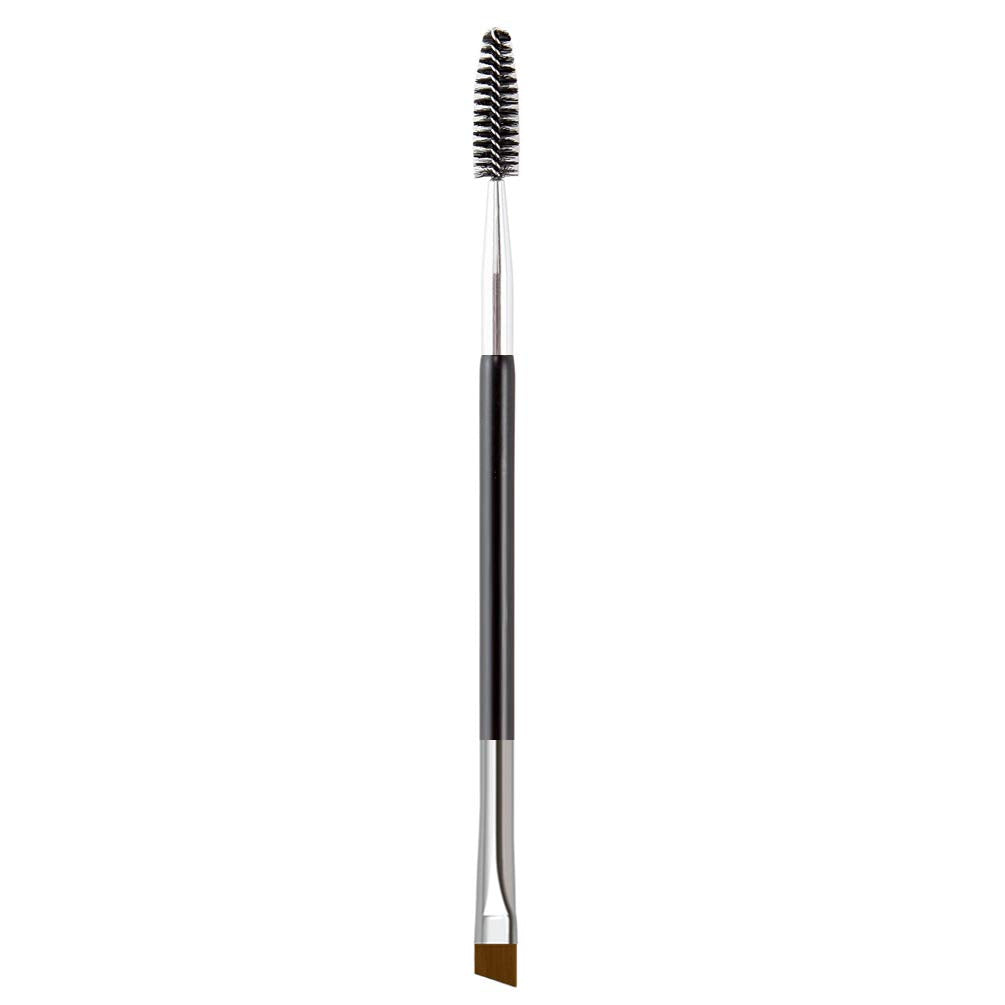Kingmas Eyebrow Brush, Professional Dual Angled Eye Brow Brush And Spoolie Brush Eyelash Comb Eyebrow Tool (Black)