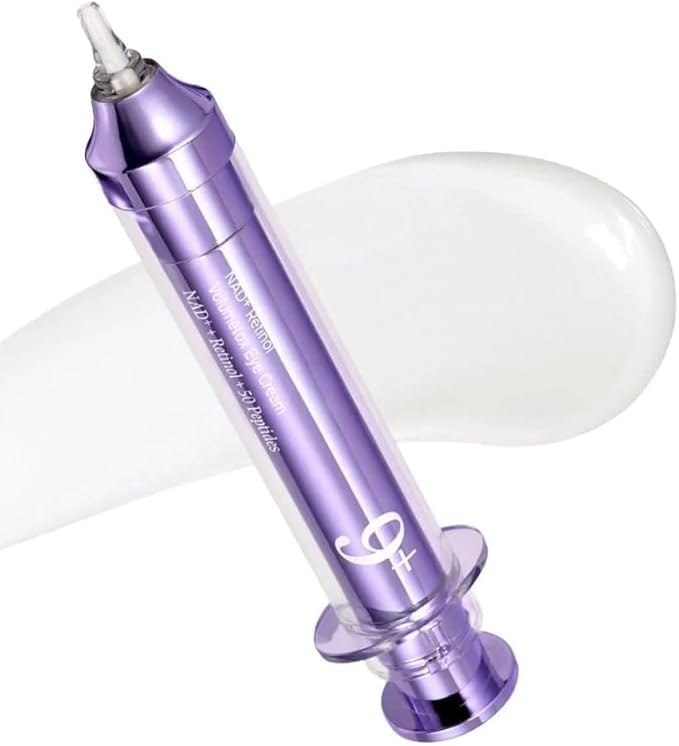 Expper Zone No.9 Nad+ Retinol Eye Cream, Depuffing & Firming Eye Serum For Dark Circles, Wrinkles & Fine Lines, 50 Peptides & Ni