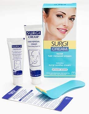 Surgi Facial Hair Removal Cream 1 Oz X 2 Pack