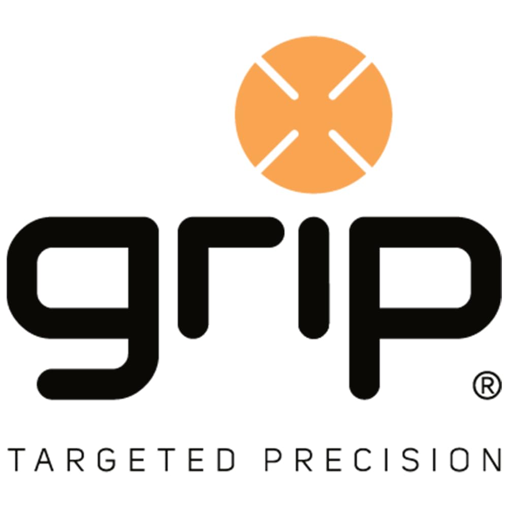 Grip Scissor Precision Rose Gold R5 - Stainless Steel Beauty Scissors for Eyebrows, Facial Hair & Nail Trimming - Fine Tip with