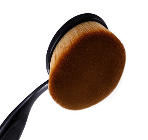 Futaba Big Oval Foundation/Loose Powder Brush (Brown)
