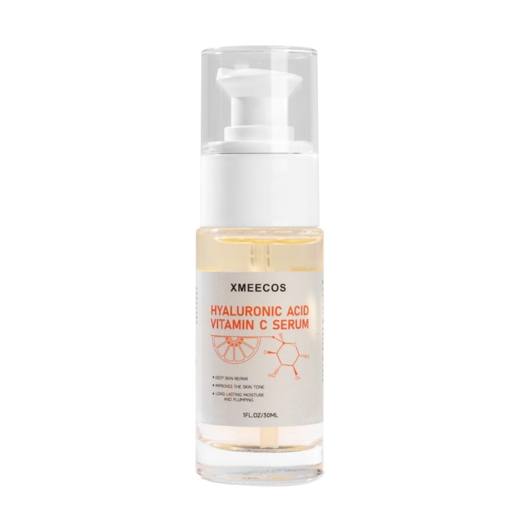 Vitamin C + Hyaluronic Acid Face Serum  Hydrating & Nourishing Formula | Antioxidant Protection & Skin Defense | Moisturizing &