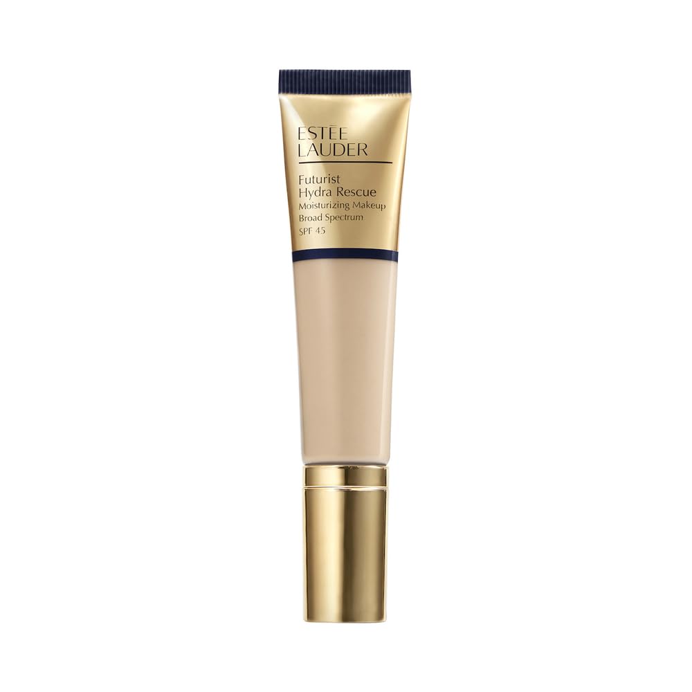 Est  e Lauder Futurist Hydra Rescue Moisturizing Foundation SPF 45 for a 12-Hour Glow, 1.2 Fl Oz, 2N2 Buff