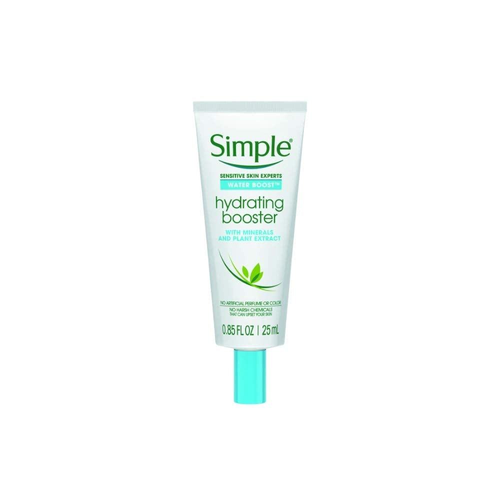 Simple Water Boost Hydrating Booster, Dry Sensitive Skin, 0.85 Fl Oz (Pack Of 2)