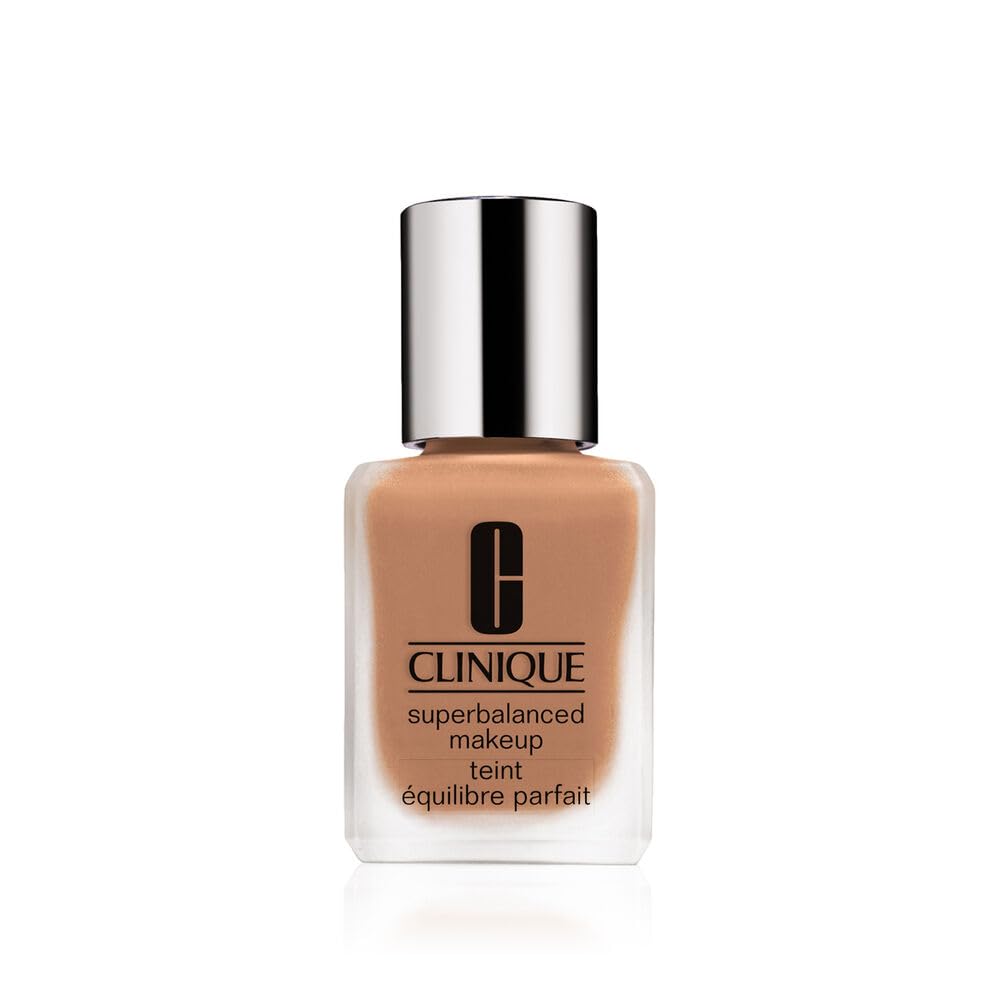 Clinique Superbalanced Oil Free Liquid Foundation Makeup For Dry to Oily Skin Types | Hydrating + Moisturizing, Sand, 1 Fl Oz