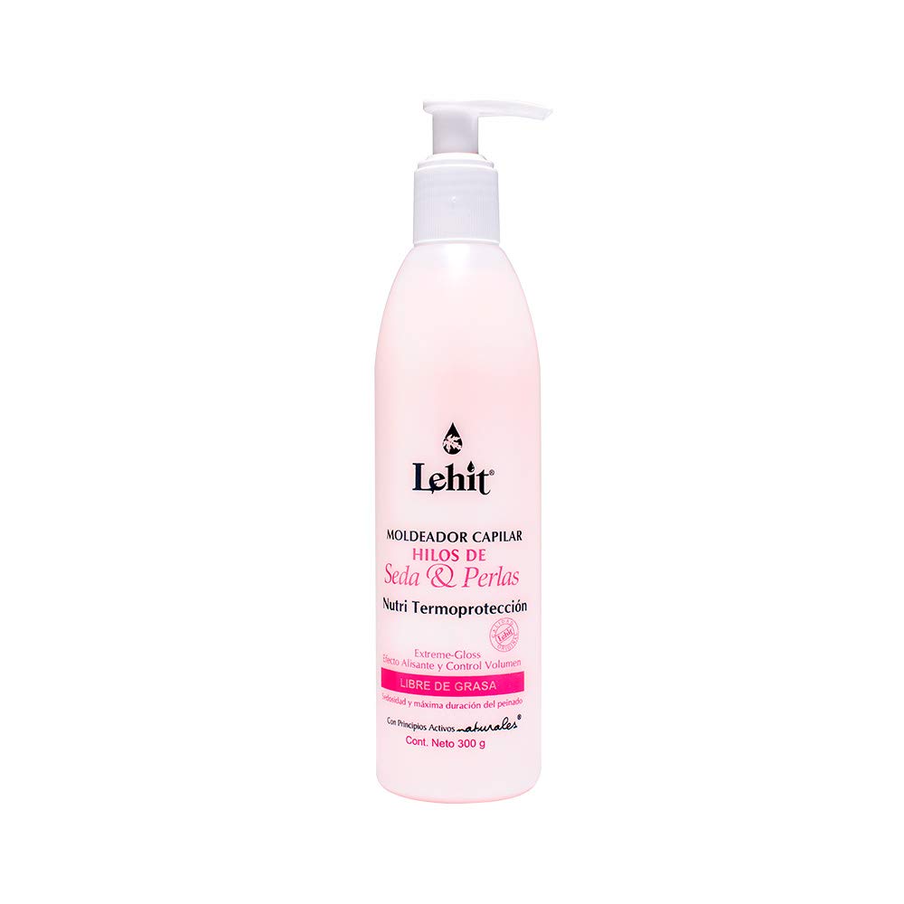 Lehit Hilos de Seda & Perlas Hair Molding Cream Thermal Protection and Volume Control No Rinse Crema Moldeadora Capilar Nutri Te