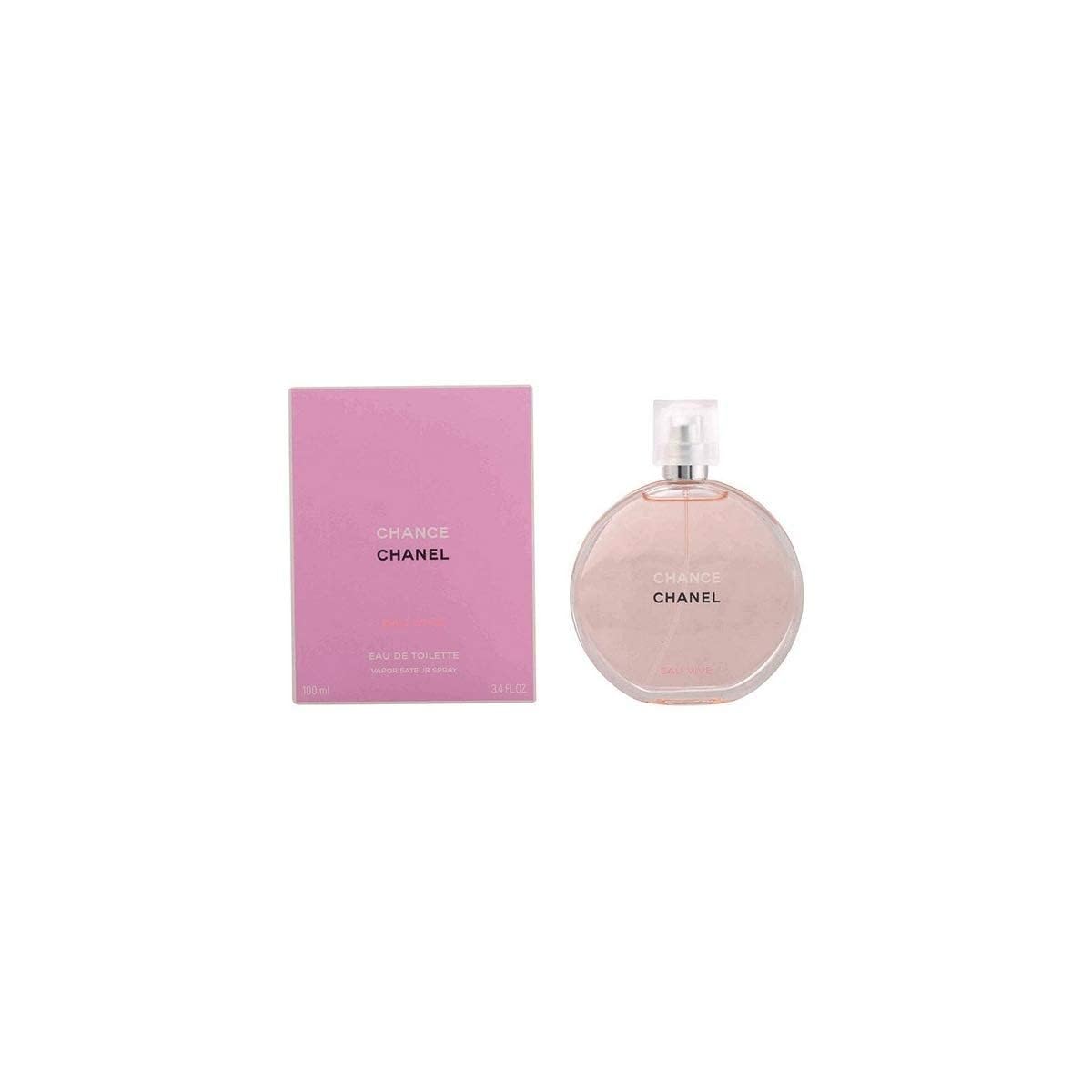 Chanel Chance Eau Vive Eau De Toilette Spray For Women, 3.4 Ounce