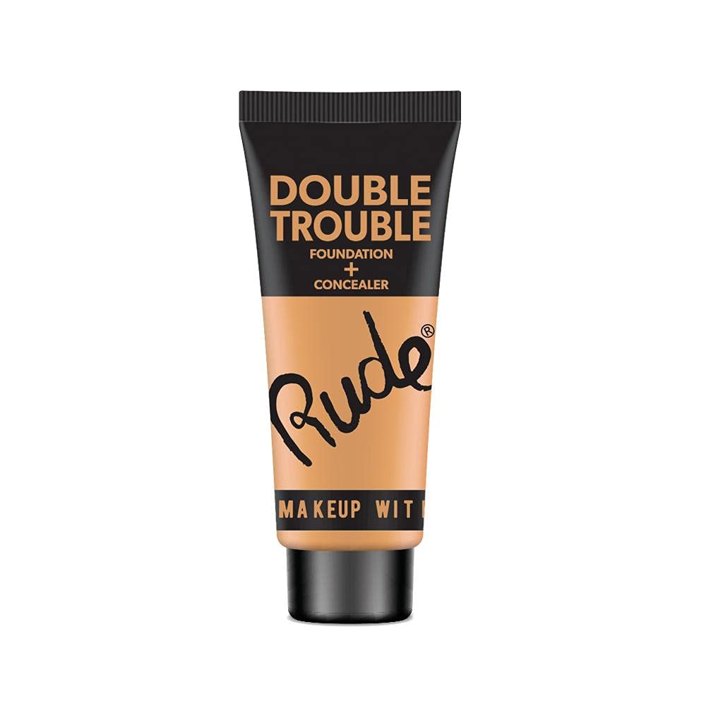 Rude Double Trouble Foundation + Concealer(D0102H2B59G)