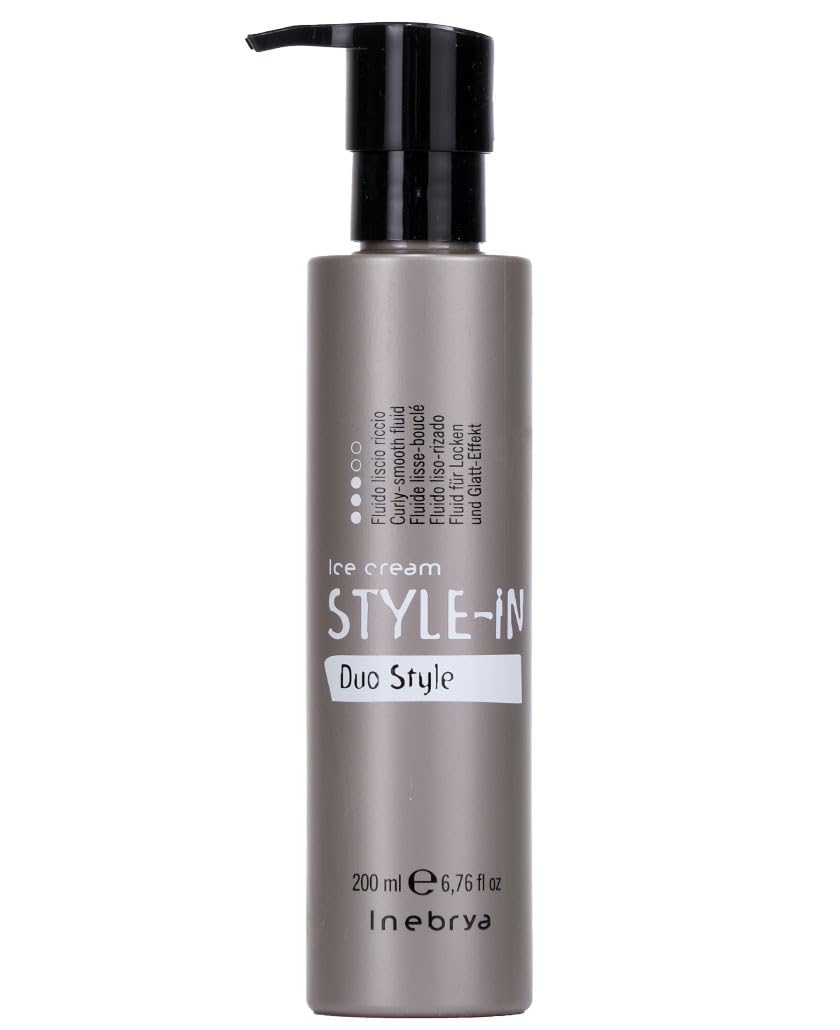 Inebrya Duo Style Ice Cream Style-In Curly-Smooth Fluid, 200 ml