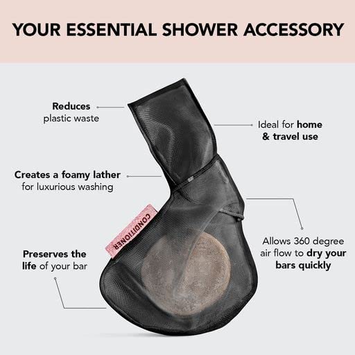 Kitsch Bottle Free Beauty Soap Bar Bag - Soap Savers For Bar Soap & Shampoo Bar Holder | Bar Soap Bag & Bar Soap Pouch For Showe