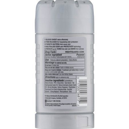 Right Guard Xtreme Defense 5, Arctic Refresh Antiperspirant Solid, 26 Ounces Each, Twin Pack