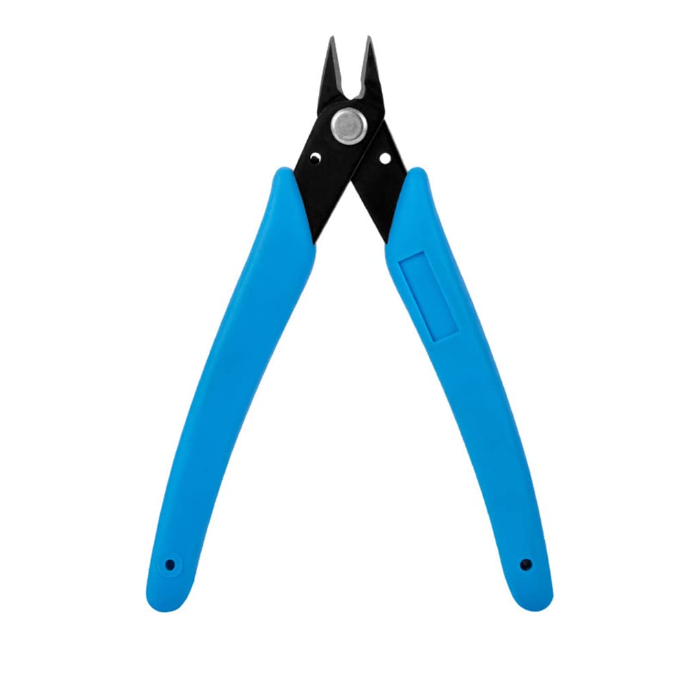 AKOAK 1 Pack Stainless Steel Nail Art Scissors, Rhinestone Remover, Metal Chain, Cutter, 5 Diagonal Pliers, Manicure Tools