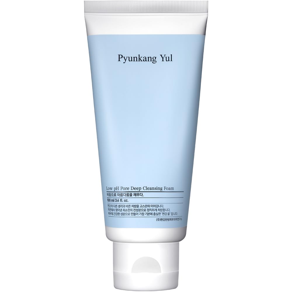 Pyunkang Yul [Pky] Low Ph Pore Deep Cleansing Foam, Pore Cleanser With Fluffy Microbubbles, Aha, Witch Hazel, Zero Irritation, K