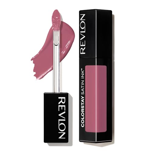 Revlon Liquid Lipstick, Lip Makeup, Colorstay Satin Ink, Longwear Rich Lip Colors, Formulated With Black Currant Seed Oil, 009 S