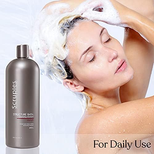 Scruples Structure Bath Volumizing Shampoo - Professional Grade Hair Care - Sulfate Free, Keratin Infused, Moisturizing And Volu