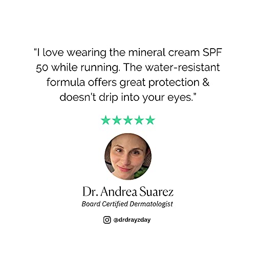 Mdsolarsciences Mineral Crame Spf 50 Sunscreen For Face - Water-Resistant, Broad Spectrum Uv Protection - Blendable Micronized Z
