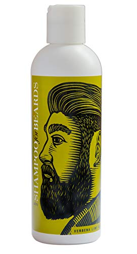 Beardsley Ultra-Grooming Beard Shampoo & Wash Company Beard Care Products (Verbena Lime, 8 Oz)