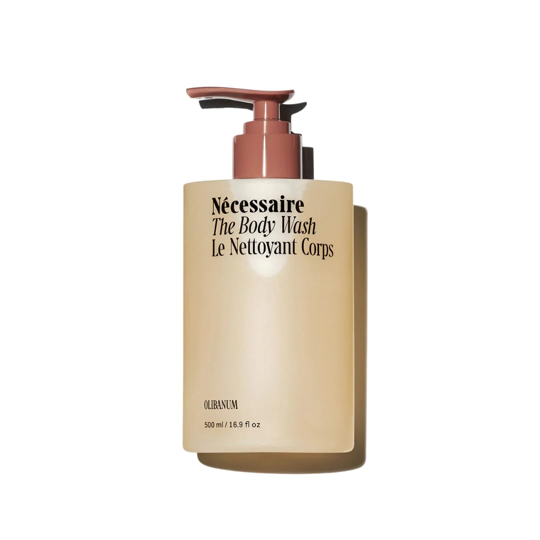 N  cessaire The Body Wash for Women + Men. Olibanum. Radiance Cleanse. Multi-Enzyme Gel Cleanser for Dull Skin. Hypoallergenic. 