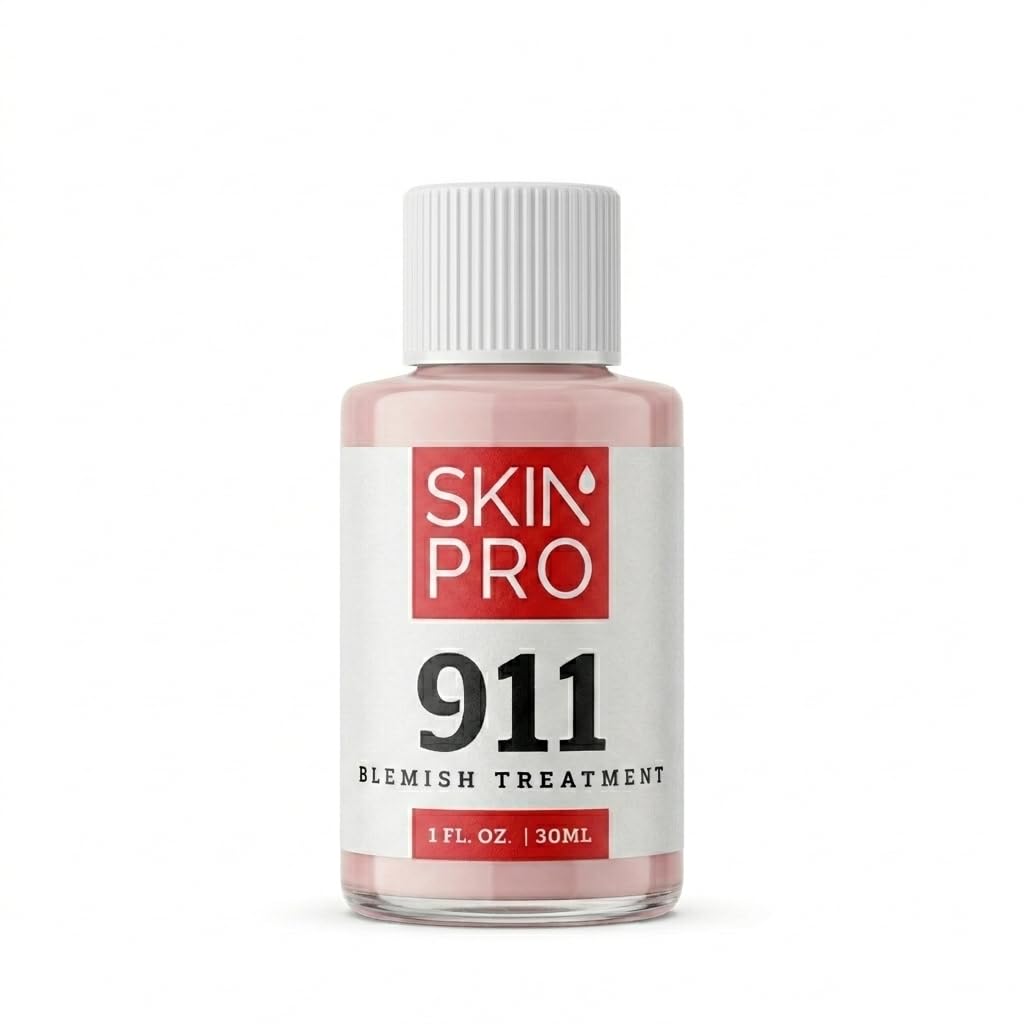 SkinPro Blemish Treatment  Drying Lotion Acne Spot Treatment with Sulfur & Salicylic Acid | Overnight Acne Spot, Fade Pimple Ma
