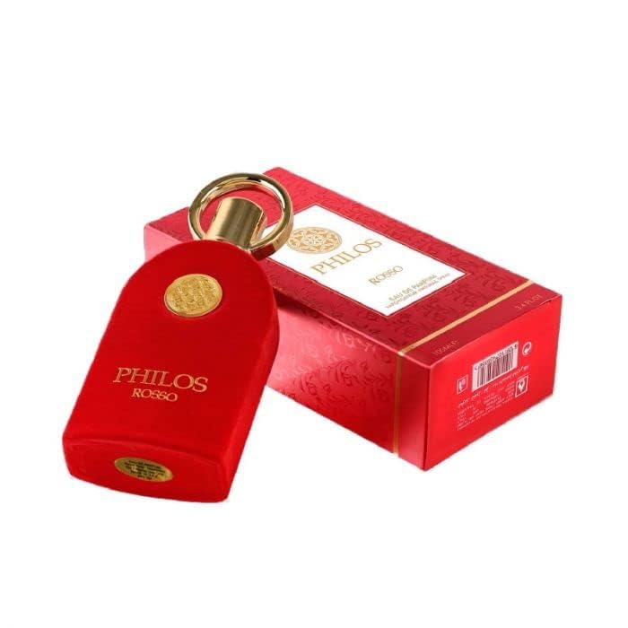 Maison Alhambra Philos Rosso Eau De Parfum Spray For Unisex, 3.4 Ounce