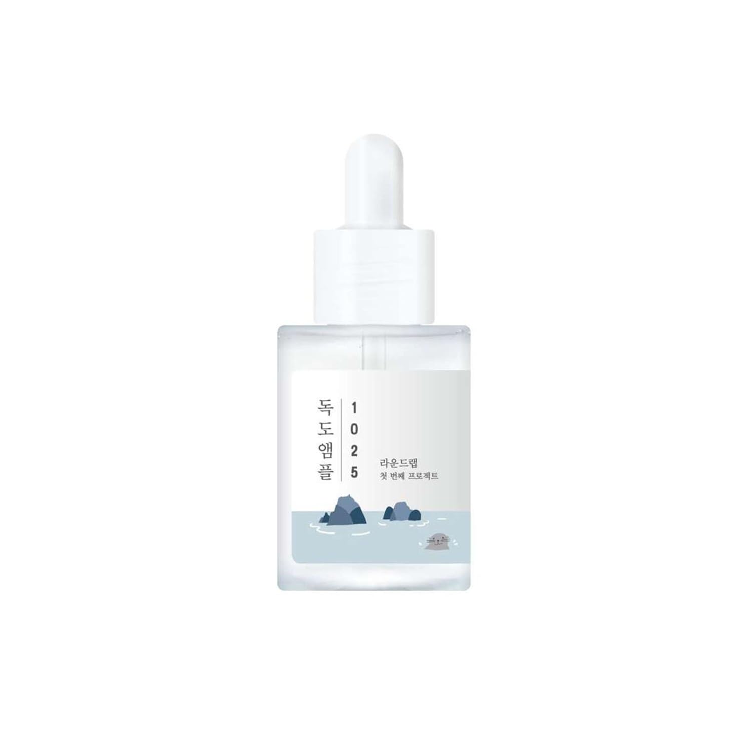 Round Lab 1025 Dokdo Ampoule(Serum) | Hydrating, Soothing, Instant Nourishing, Hyaluronic Acid, Unscented Watery Formula (1.58Oz