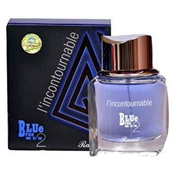 Blue For Men 2 Edp - Eau De Parfum 75 Ml (2.5 Oz) | Exquisite Pour Homme Spray | Rejuvenating Citrus Accord With Smooth Woody An